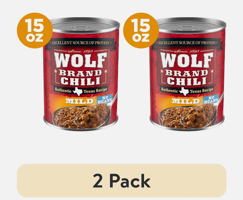 Wolf brand mild chili - (2,